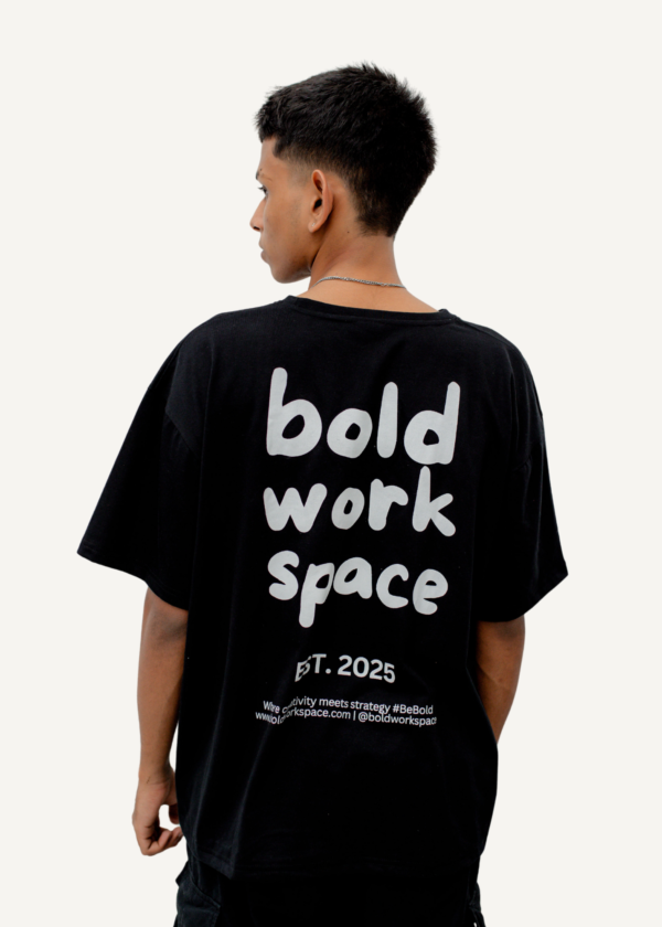 Bold Signature Tee - Black